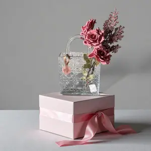 Rose Handbag Floral Arrangement, Luxury Home Decorative Flower Piece - LGC/FC-1