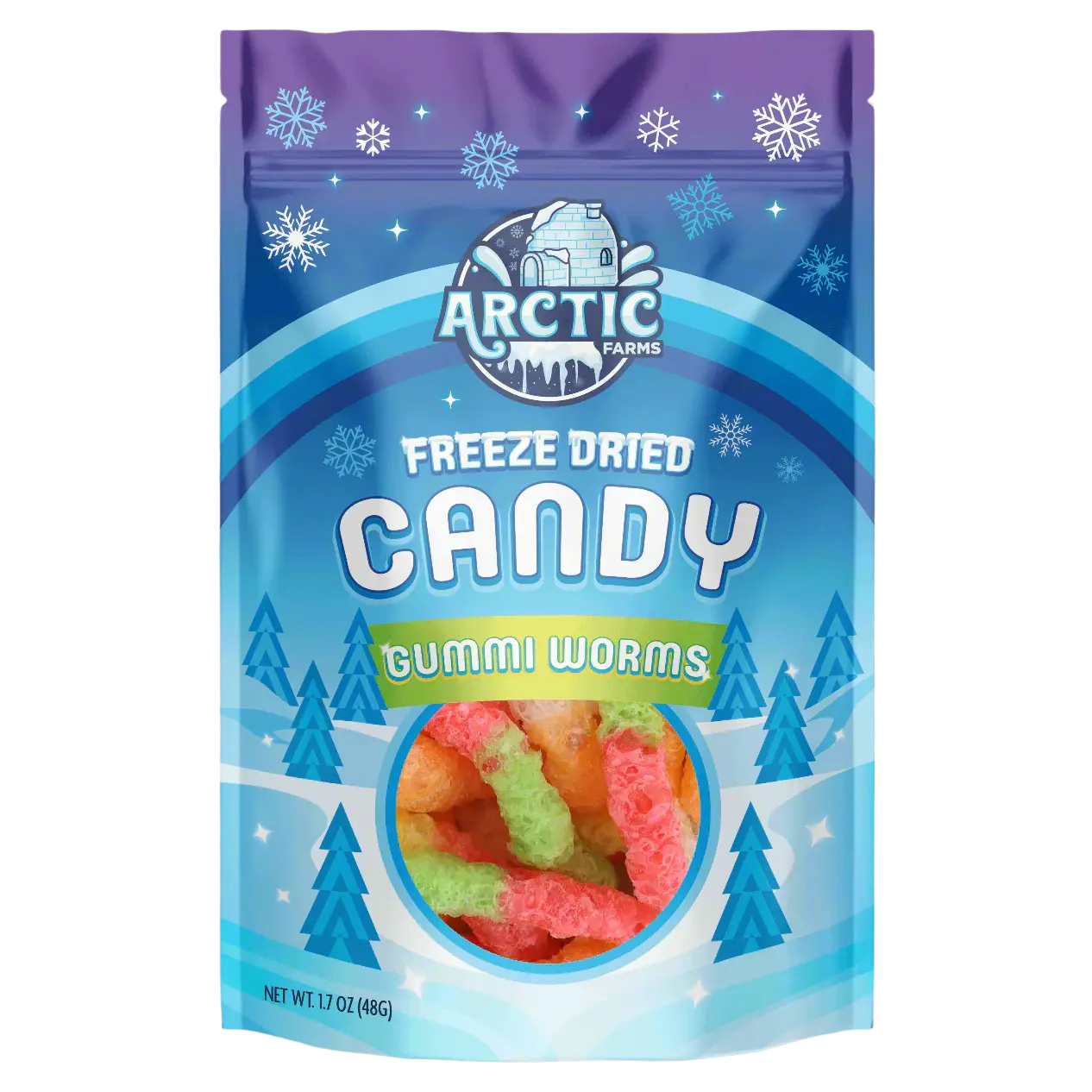 Freeze Dried Gummy Worms