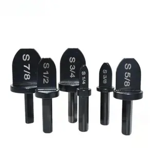 Swaging Tool Drill Bit Set, 2025 New HVAC Repairing Set Air Conditioner Copper Pipe Reamer, Manual Pipe Swage Tool Drill Bit Soft Copper tubing 1/4'', 3/8'',1/2'', 5/8'',3/4'',7/8'' Bits Set