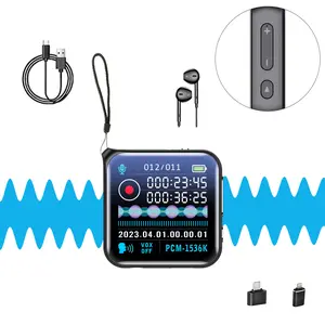 Powerful recorder with clear stereo sound quality, simple operation, large-capacity battery and long battery life