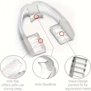 Dental Protection Sports Mouthguard, Reusable Washable, Unisex Comfort Fit, Vintage Design, Bohemian Style, Breathable, Durable Material, Tooth Armor