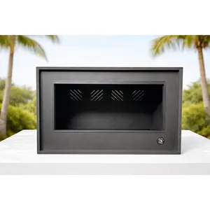 24''x18''x15'' Premium PVC Reptile Enclosure | Reptile Cage w/ Tempered Glass Sliding Doors