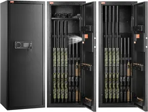 VEVOR Rifle Safe with Digital Keypad up to 8 Gun, Tall Gun Storage Cabinet with Removable Shelf, Quick Access for Home Shotguns and Rifles (Assembly Required)