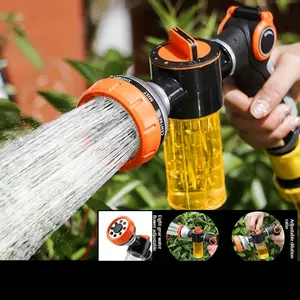1 piece fertilizing water gun garden watering water spray gun artifact spraying spray spray spray spray water shower seedling water pipe garden watering sprinkler head Garden Hose Nozzle