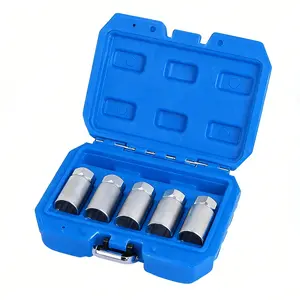 Wheel Lock Key Removal Kit for Tesla Model Y/3/S/X, ABCDE Anti-Theft Socket Set, Tool for Lost Key, Broken Lock, Lug Nut Remover, Tool Box