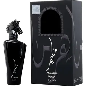 Maahir Black Edition , 3.4 oz EDP Spray by lattafa