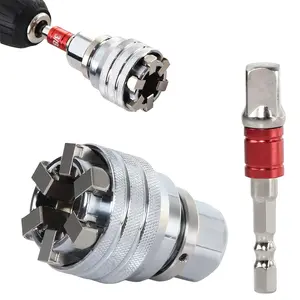 Upgraded Adjustable Universal Socket Wrench, Manual Socket Wrench, Multifunctional Sleeve, 10mm-19mm Universal Sockets Tools for 3/8" Drive Ratchet Torque Wrench and Power Drill#Father's Day Gift#SummerWins #DealsForYouDays