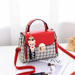 Gift,Sling Bag Small Crossbody Backpack Purse , Fashionable Plaid Handbag, Casual Versatile Shoulder Bag for Daily Used, Trendy All-match Commuter Bag