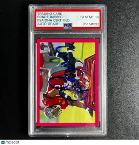 2012 Topps #89 Ronde Barber 122/399 Signed Card PSA/DNA Auto 10 Slabbed Buccanee