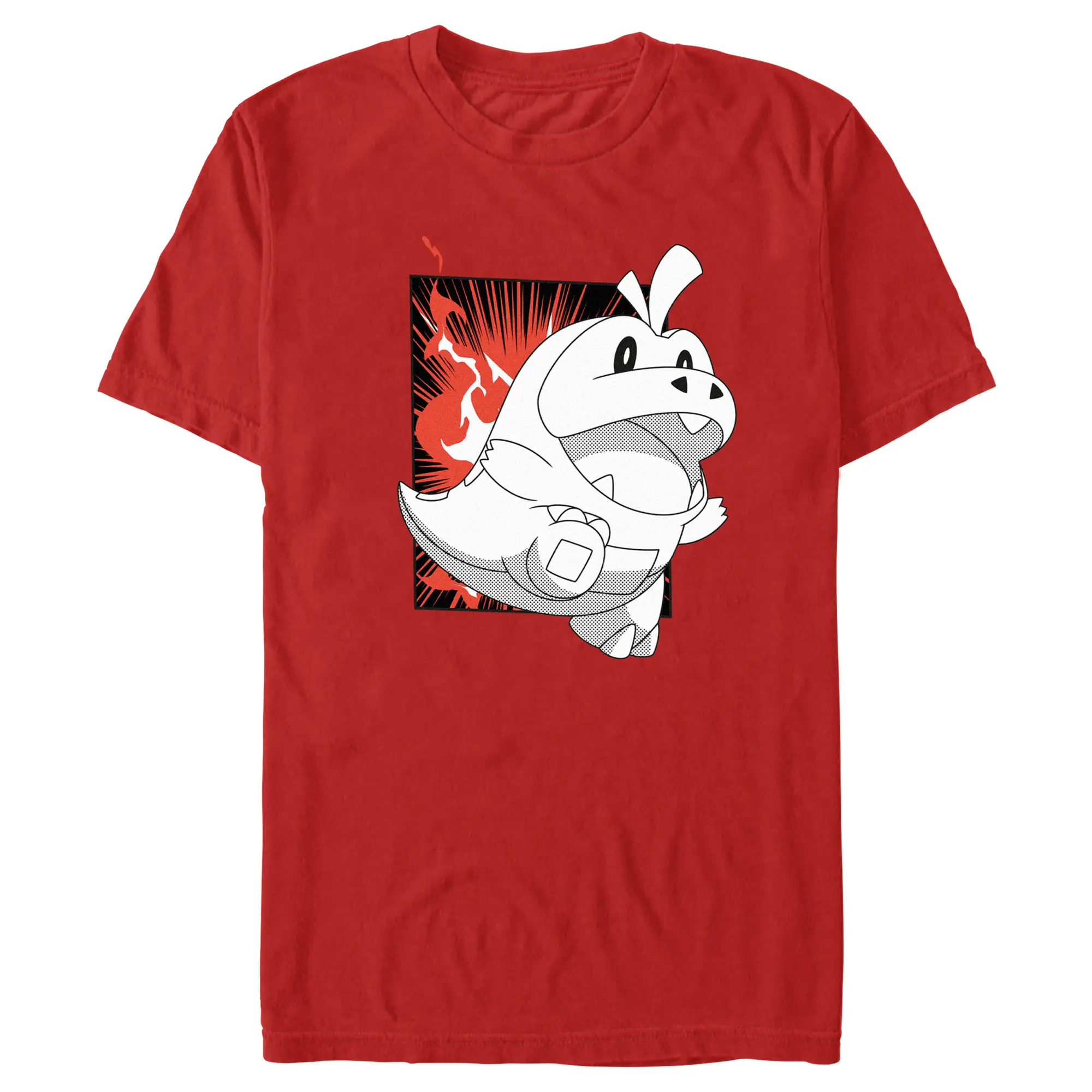 Men's Pokemon Comic Book Fuecoco T-Shirt
