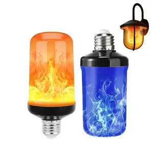 LED Simulation Flame Lamp, E27 Base Safety Lighting, High Brightness Flame Effect, Essential for Holiday Party Decoration, Suitable for Home Courtyard Bar Cafe, Halloween Christmas Lighting, Led Mood Light, Party Led Lights