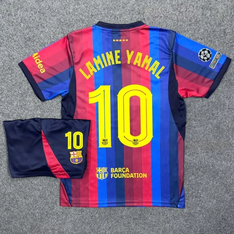 Barcelona No.10 Soccer Fan Jersey – Breathable Football Shirt for Men & Women, Lightweight Sports Apparel