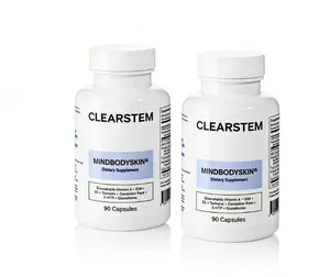 Clearstem Hormonal Acne Supplement with DIM, B5, Turmeric - 90 Capsules for Clear Skin, Hormone Balance - Natural Dietary Edible Wellness Supplement by Clearstem Healthcare