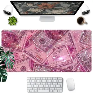 Xxl Large Gaming Mouse Pad for Wireless Mouse, Stitched Edges and Non-Slip Base, Ideal for Office and Home Use, Premium Multipurpose Mousepad