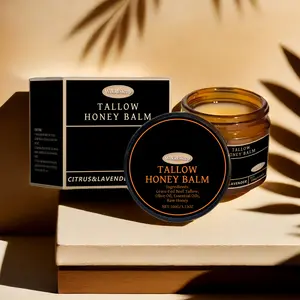 Beef Fat Honey Moisturizing Cream Gentle Moisturizing and Moisturizing Dry Skin Locking Water Refreshing SkinCream, Mother's Day Gift Moisturizer for Soft, Smooth,Radiant Skin 100g Moisturizers & Mists Grass-Fed Tallow Organic anti-wrinkle Firming