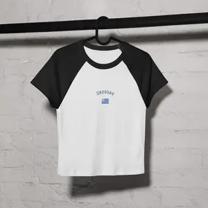 Uruguay baby tee (small font)