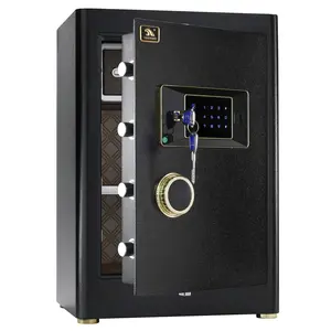 TIGERKING Heavy Duty Large Safe Box, 2.05 Cub Home Safe with Touch Screen Keypad & Built-in Lock Box, Digital Safe for Home Office Money Jewelry Documents