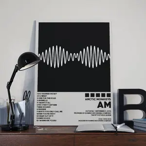 Arctic Monkeys-(Framed Frameless Poster Optional), Hit Classic Music Album Cover Posters Aesthetic Canvas Wall Art for Bedroom Decor