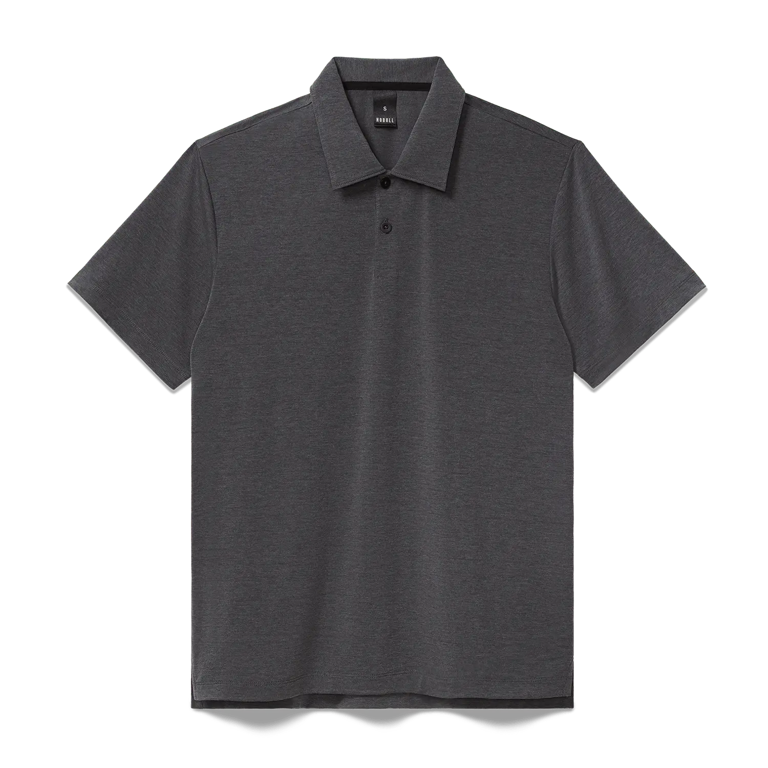 NOBULL Men's Adapt Polo in Charcoal Heather