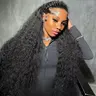 Kinky Curly Lace Front Human Hair Wig 30 36 38 Inches Curly Human Hair Wig 180 Density Brazilian Remy 13x4 13x6 Transparent Hd Lace Frontal Wigs Deep Wave Human Hair Wig for Women Pre Plucked#TikTokShopBackToSchool#WeeklyDealsForYou