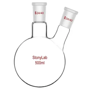 2-Neck Round Bottom Flask with 24/40 Joint, 50-5000 ml
