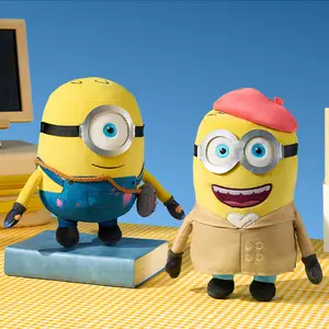 MINISO Minions & Monsters Series No.10 Plush Toy Cute Stuffed Animal Soft Collectible Doll Decorative Plush Gift for Kids and Fans