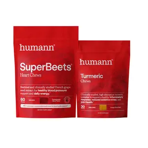 Best-Selling TikTok Anti-Inflammation Duo - SuperBeets Heart Chews & Turmeric Chews - TikTok Exclusive 2-Pack