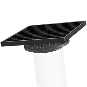 SUNMORN Solar Exhaust Fan, 2250RPM High CFM Ventilation for Up to 500 Sq.Ft Solar Attic Fan, IP65 Waterproof, Auto On/Off, Whisper Quiet - Easy DIY Installation for Garage, Greenhouse, Shed, Roof Vent