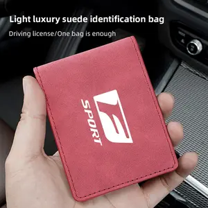 Driver License Holder Passport  Car Driving Documents Business Id Pass Certificate Protective Cover For Lexus GS IS LS500h ES260 ES300h RX350h NX260 UX260 LM LC RZ450e TX RC CT200h GX550 LX600 LX570 NX350 HS250