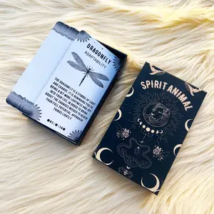 Spirit Animals Oracle Cards for Intuition, Intuitive Insight, Healing Oracle Deck, Healing Focus, Spiritual Oracle Cards for Beginners, Spiritual Connection, Personal Growth, Psychological and Emotional Insight Deck, Tarot Card Deck, Tarot Card Game