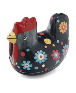 Fairtrade Blue Chicken Trinket Box