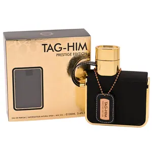 Armaf Tag-Him Prestige Edition Men's Limited Edition EDP Premium Fragrance Spray, 3.4 fl oz, Fresh Fruity Scent with Bergamot Orange, Aromatic Amberwood & Vanilla Notes, Luxury-Inspired Boxed Men's Fragrance, New in Box