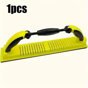 Adjustable Handheld Sanding Block, 70x400mm Flexible Plastic Manual Grinding Board, Industrial and Scientific Polishing Tool