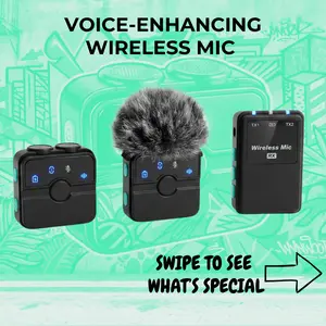 CreatorMic voice-enhancing mini wireless microphone system