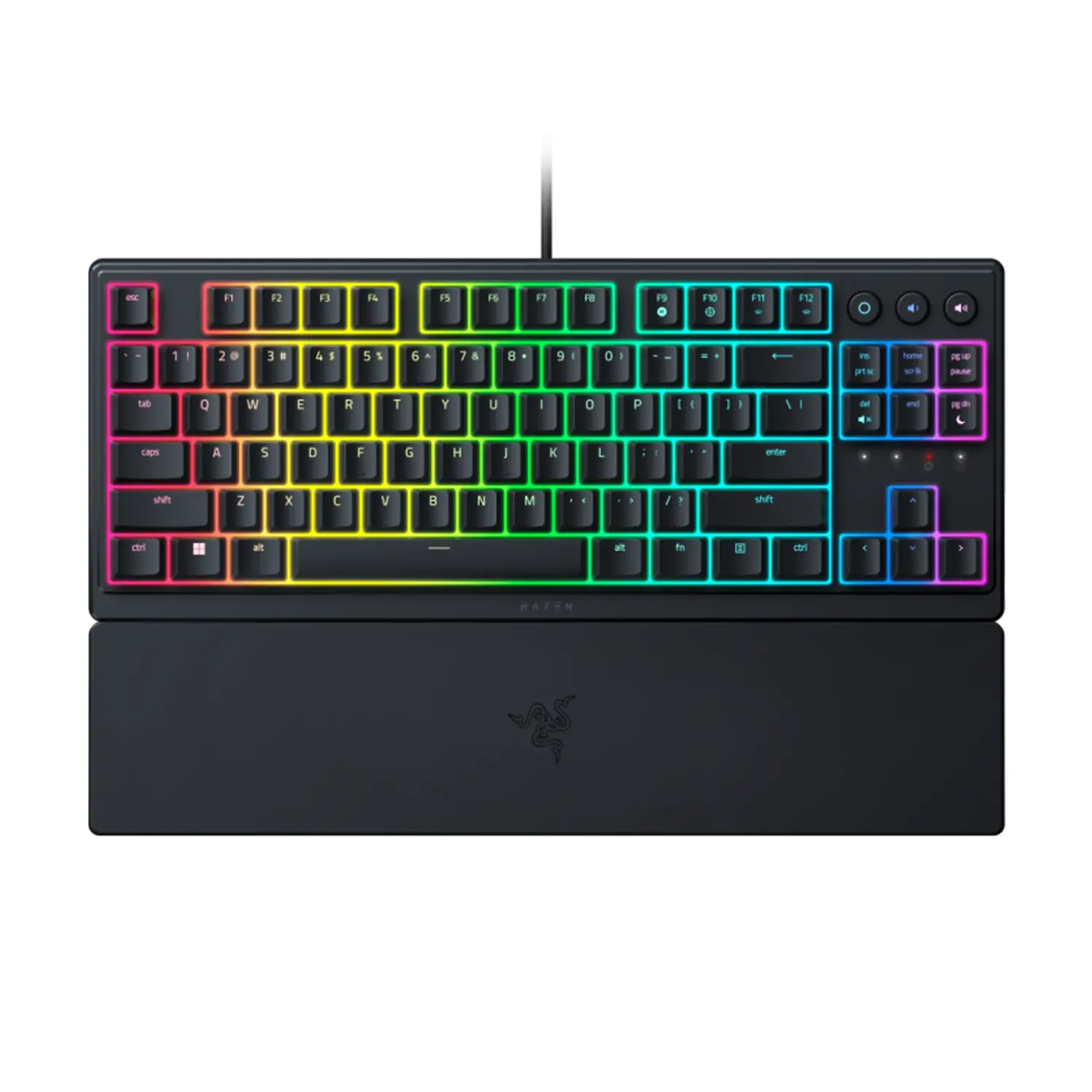 Razer Ornata V3 Tenkeyless - Low-Profile Mecha-Membrane Gaming Keyboard with Chroma RGB, Compact TKL Layout for PC Gaming