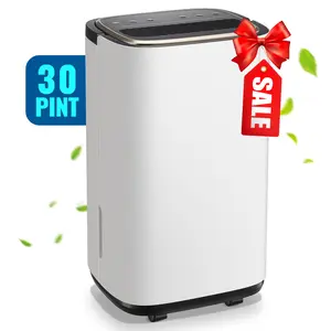WANAI Dehumidifier for Basement 2500 Sq.Ft 30 Pint Small Home Dehumidifiers with Drain Hose for Medium to Large Room, Smart Humidity Control, Removable Air Filter, 2.2L Water Tank