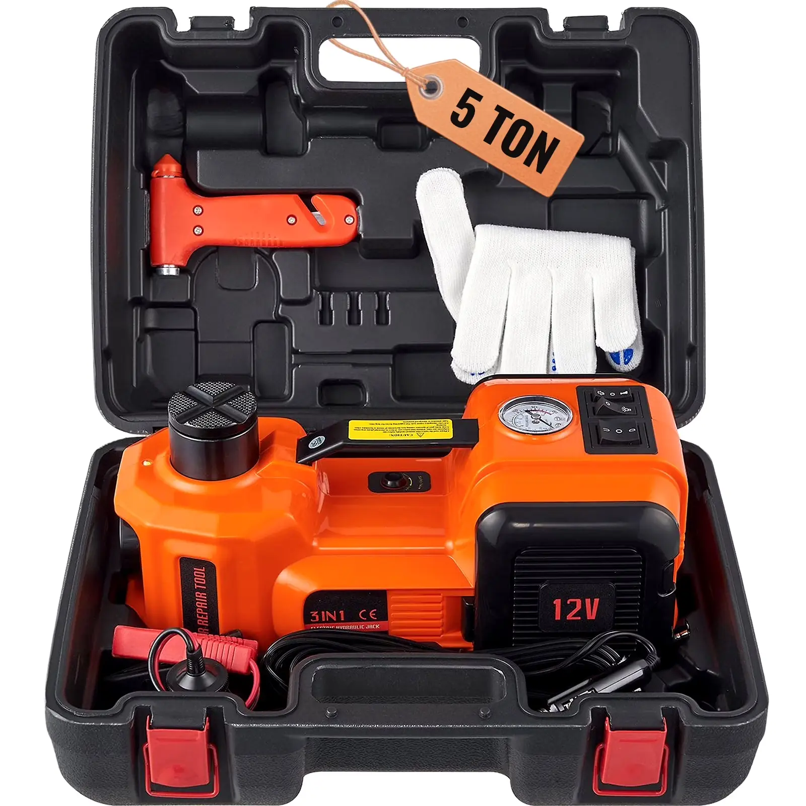 EV 12 VOLT   JACK EV12 EMERGANCY ELECTRICAL CAR JACK