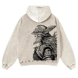 Elden Ring Warhammer 40k  Unisex FallFreshness outfits men streetwear 80s 90s graphic tees cotton Anime Game funny 380G Washed Hoodies men gifts