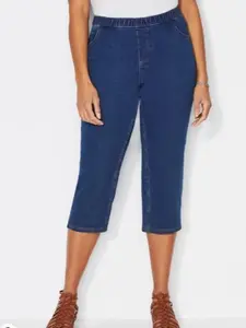 The Knit Jean Capri (With Pockets)
