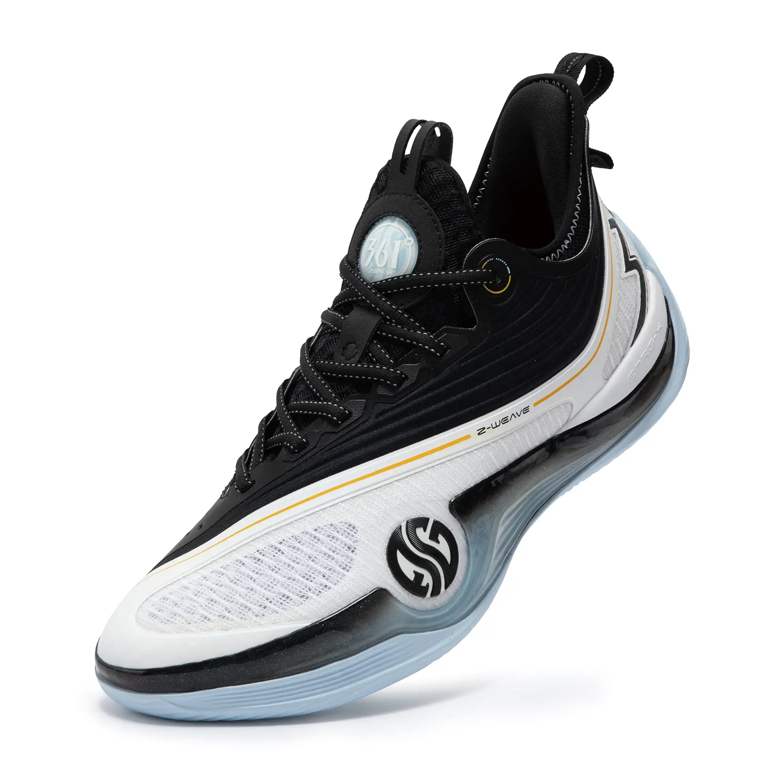 361° Aaron Gordon Zen VI Basketball Shoes for Men White Qu!kCQTECH Technology Breathable Outdoor Sneakers Cushion Anti Slip Practice Student Sports Shoes for Teens and Adults Zen VI PRM Zapatillas de baloncesto Hombre, Athletic Shoes, Fashionable Sports S