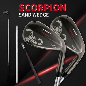 WUDAY Exquisite Scorpion patterned Golf Clubs Including 52/56/60 Degree Sand Wedges Pitching Wedges and Lob Wedges Suitable for Right-handed Features A Fully CNC Precision-milled Clubface for Enhanced Spin and Better Control tour satin wedge wedge set