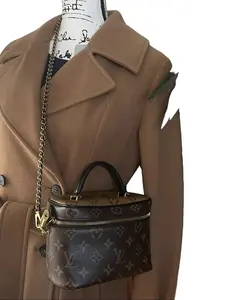 Pre-owned LOUIS VUITTON Leather Shoulder Bags Monogram Vanity Bag