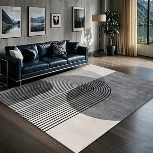 Velvet patterned printed carpet, suitable for multiple scenes, with multiple sizes available, soft and non-shedding, Modern Abstract Rug