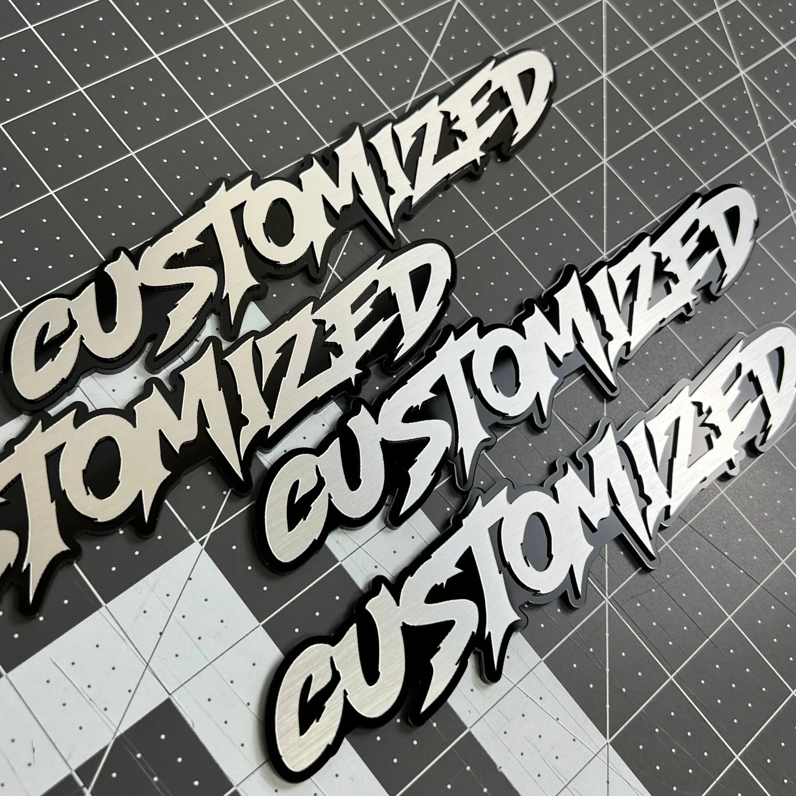 Custom logo 8"