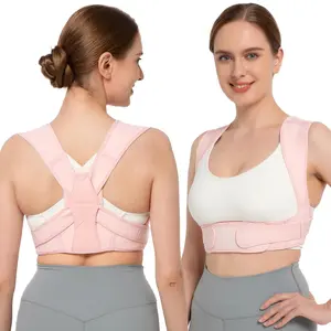 Vicorrect Posture Corrector, Adjustable Upper Back Brace for Clavicle Support and Providing Pain Relief from Neck, Shoulder, and Upper Back - Portable