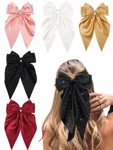 Women's Elegant Bowknot Design Hair Clips, Cute Trendy Hair Clips, Fashionable Hair Accessories for Women & Girls, Super Cute Clips, Hair Clip Set