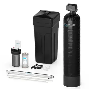 Signature Series | 64,000 Grains Water Softener with 12 GPM Quantum UV De-Activator System and Triple Purpose Carbon Pre-Filter