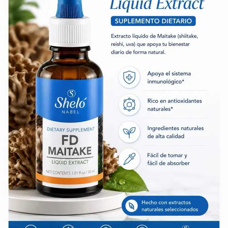 Shelo Nabel FD Maitake Liquid Extract 30 mL Dietary Supplement