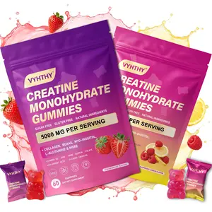 VYHTHY Creatine Monohydrate Gummies – Supports Energy, Cognitive Health & Post-Workout Muscle Recovery  For Women