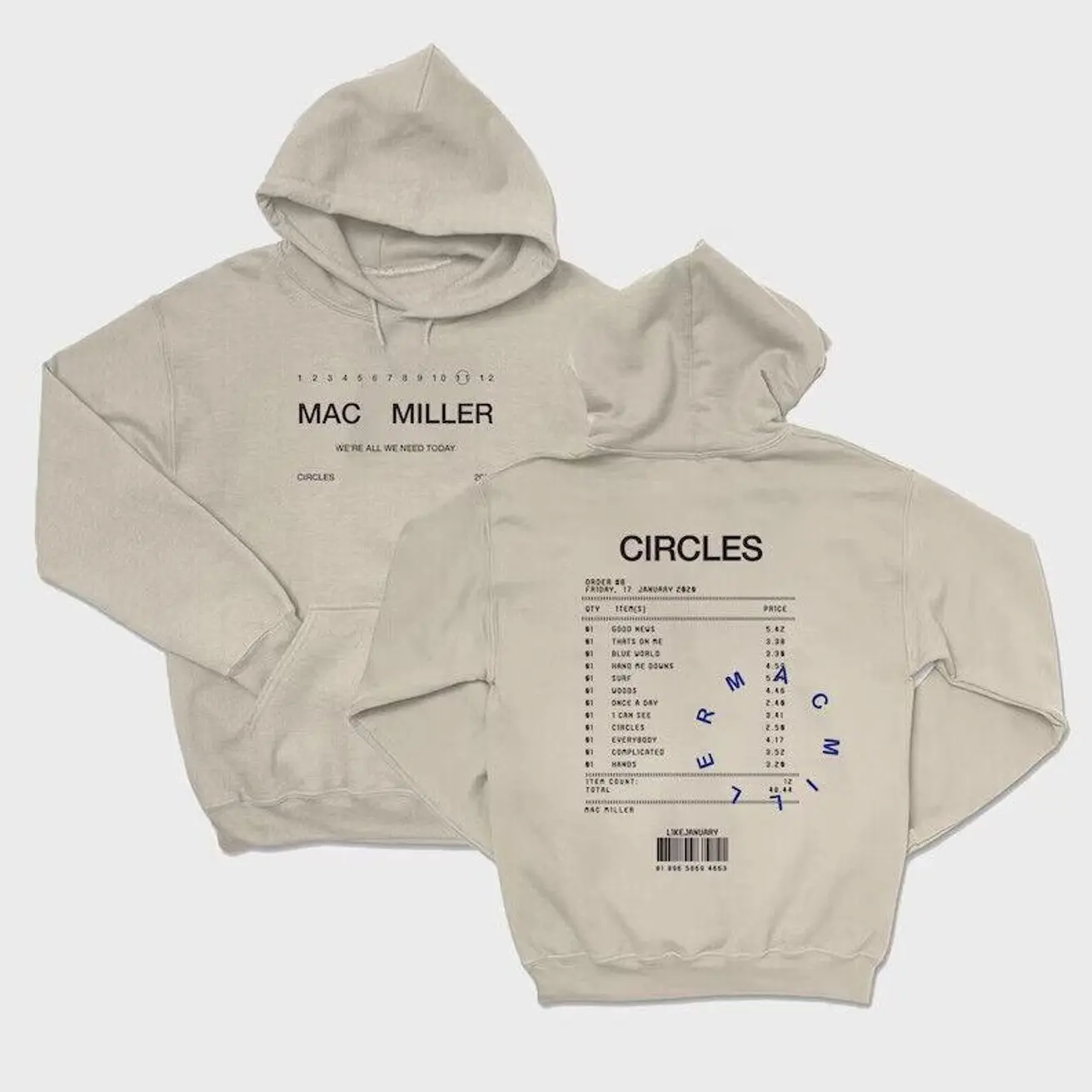 Mac Miller Circles Tracklist Hoodie, Mac Miller Swimming Shirt, The Swimming Hoodie, Gift for him/her 5Z3